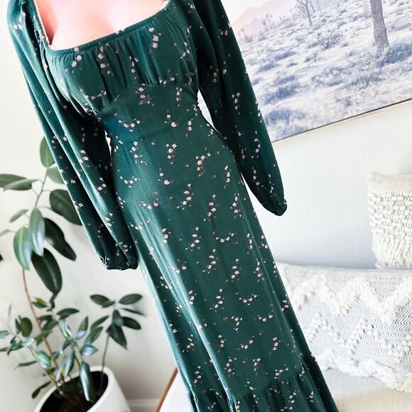 Wanderlight & Woodland Wishes Fair Maiden Cottagecore blooms Maxi Dress - Picture 3 of 6